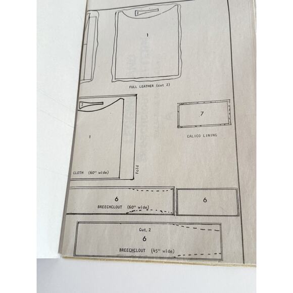 Leggings & Breechclout Pattern PM/71 Sizes S M L Instructions Eagles View Uncut - Picture 6 of 6